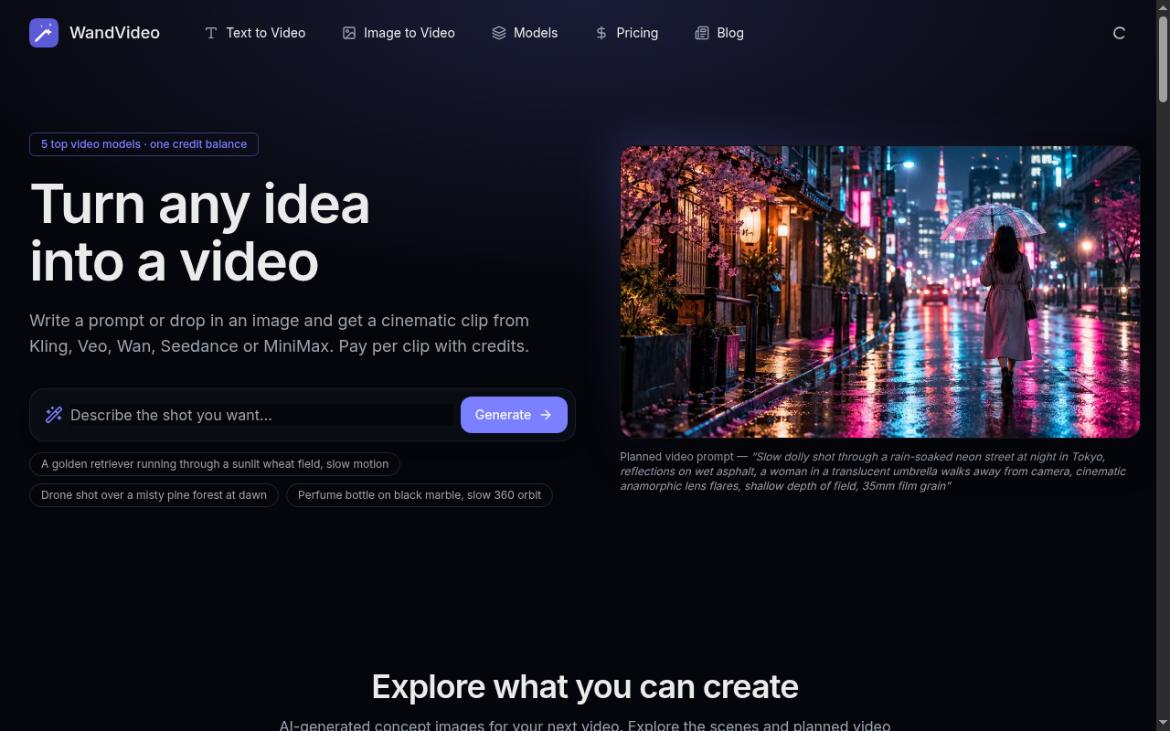 WandVideo screenshot 1