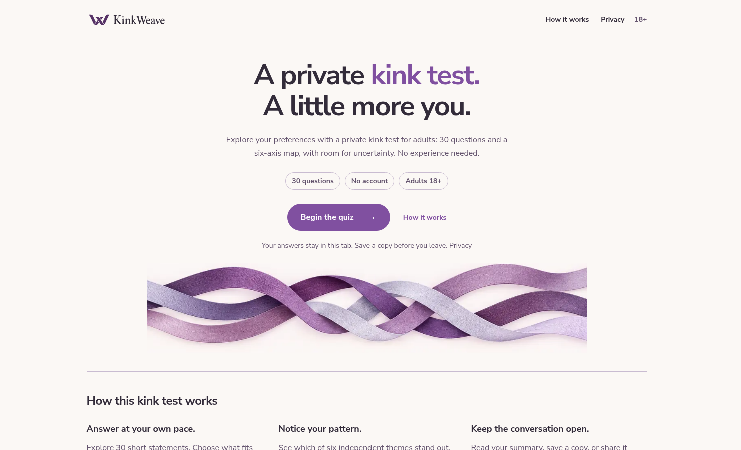 KinkWeave screenshot 1