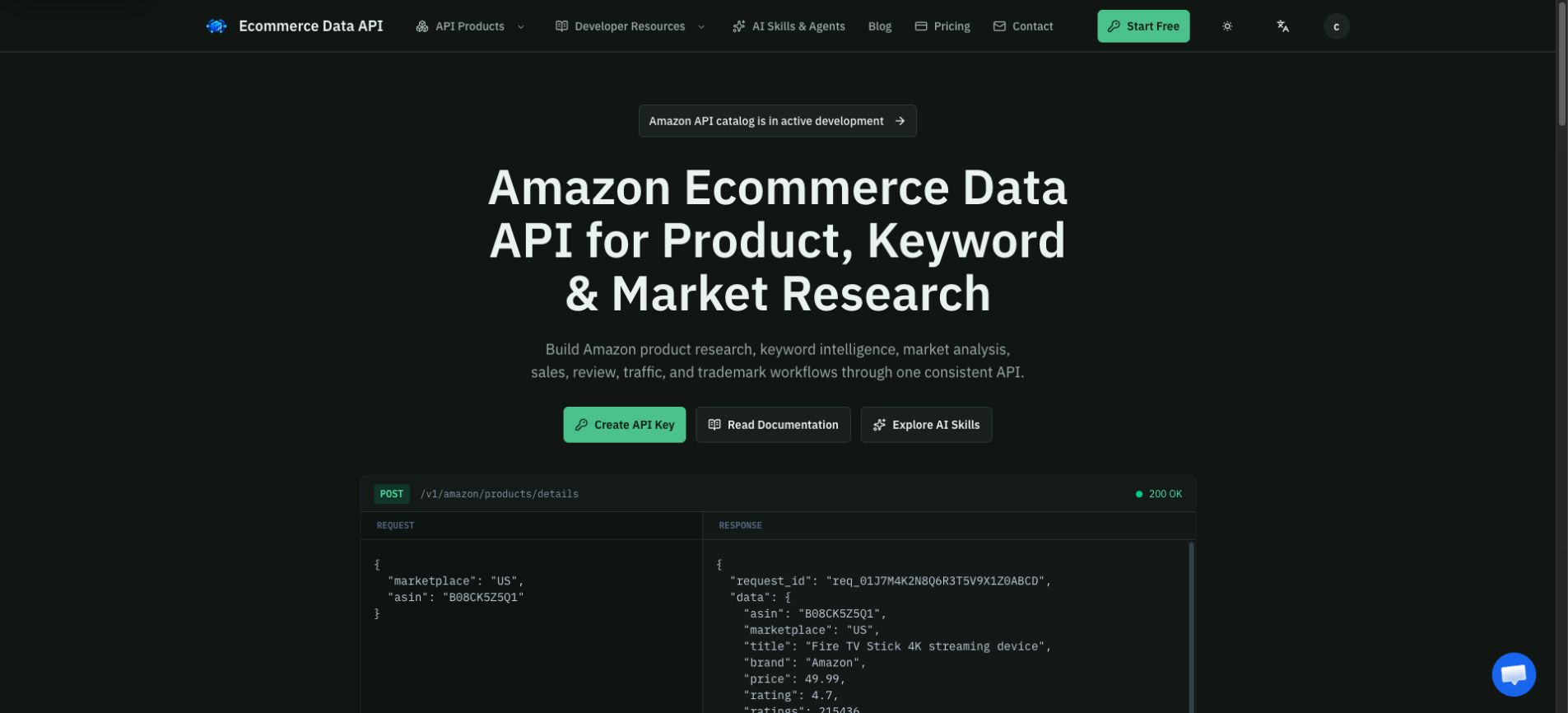 Ecommerce Data API screenshot 1