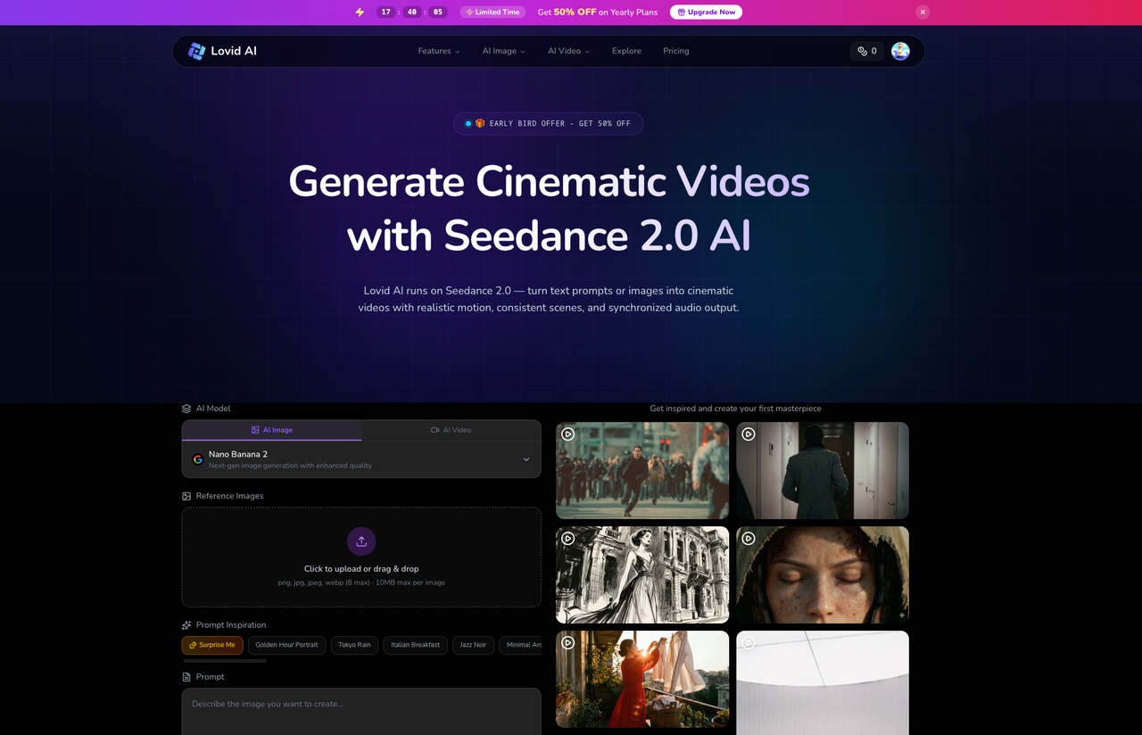 Seedance 2.0 screenshot 1