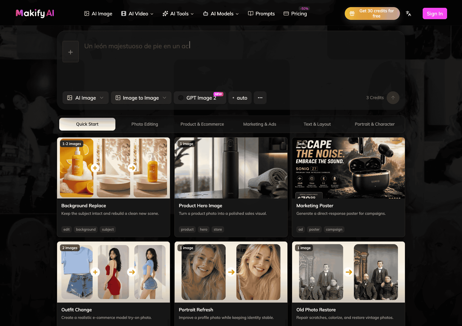 Makify AI - Creative Image and Video screenshot 1