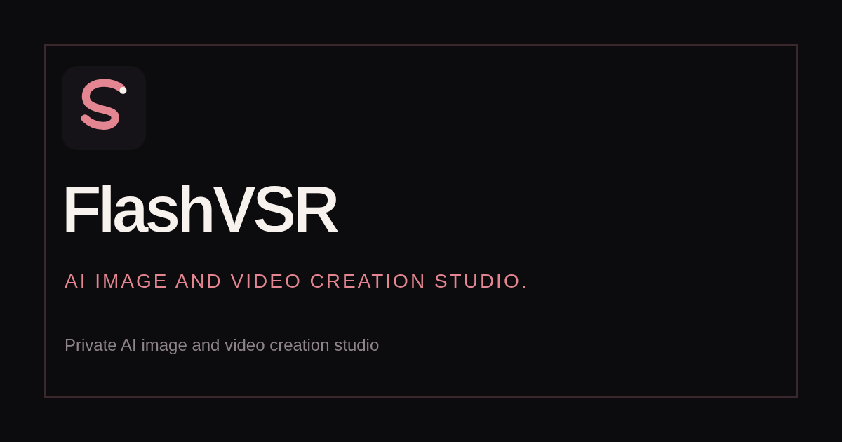 FlashVSR screenshot 1