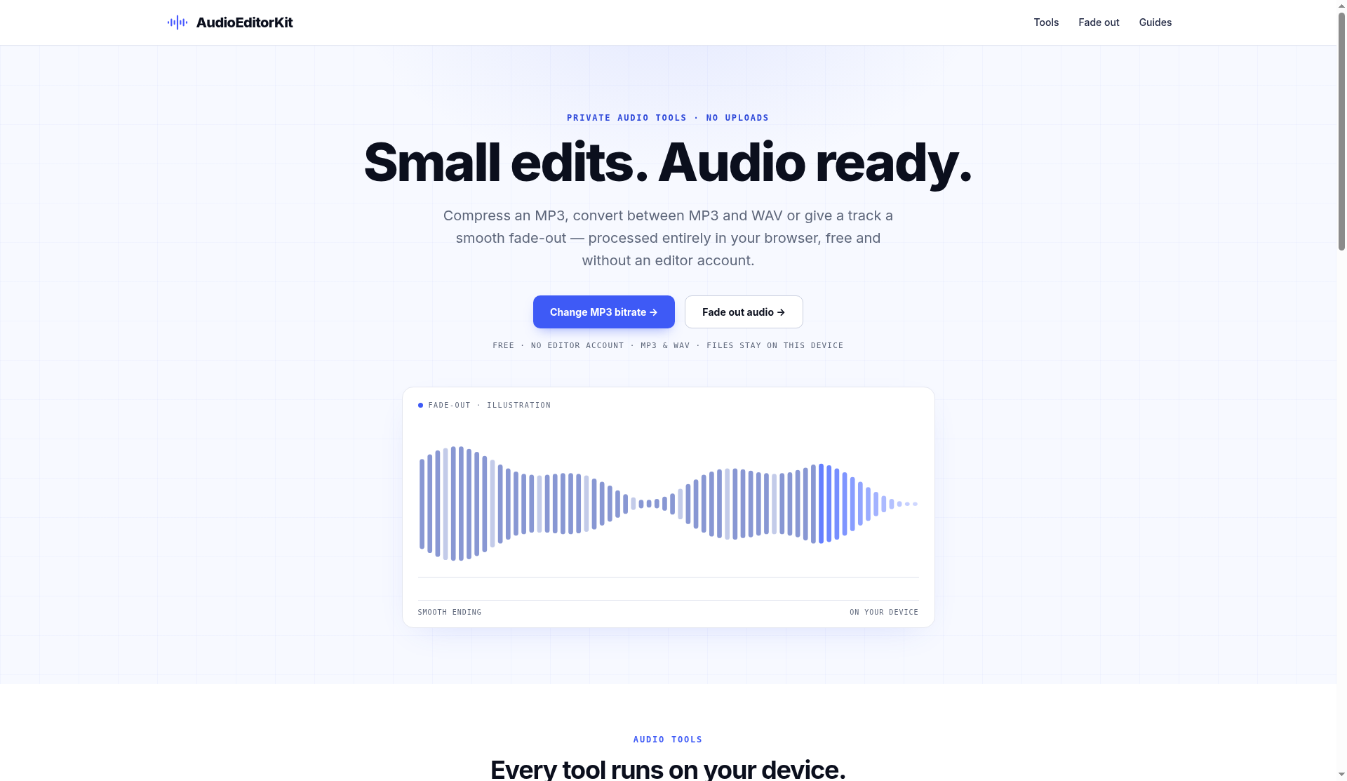 AudioEditorKit screenshot 1