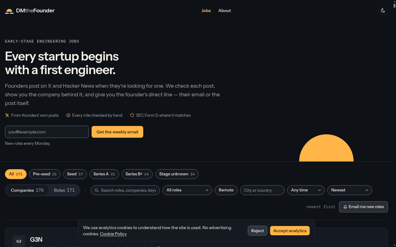 DMtheFounder screenshot 1