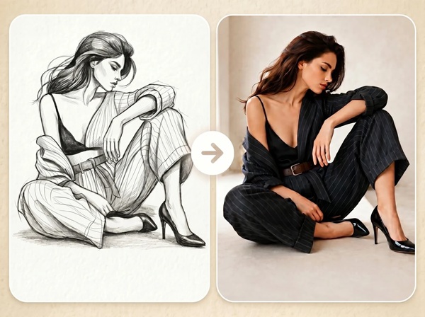 Fast Image AI Sketch to Image screenshot 1