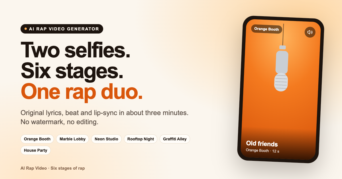 AI Rap Video Generator — Duo Rap Videos